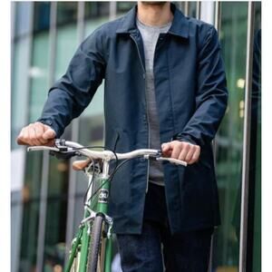 Vulpine Mens Regents Mac Jacket Blue Size Large NEW